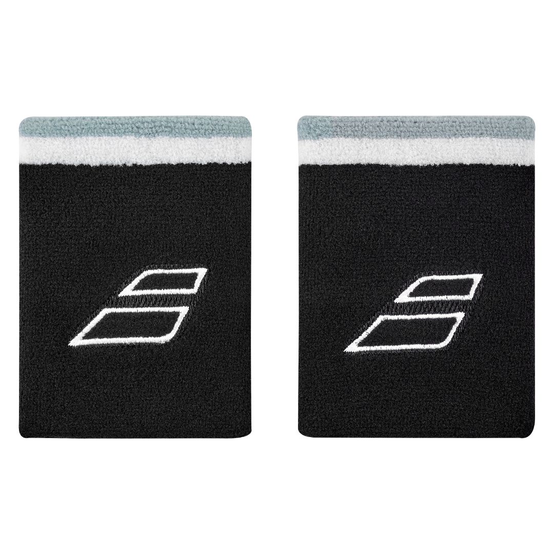 Babolat Terry Jumbo Wristband Black/White